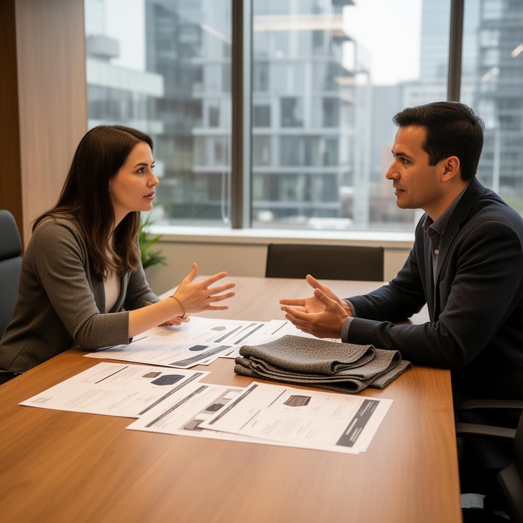 Procurement and finance team reviewing a supplier contract